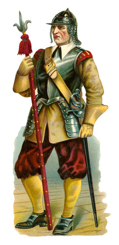 Pikeman, time of Oliver Cromwell by English School