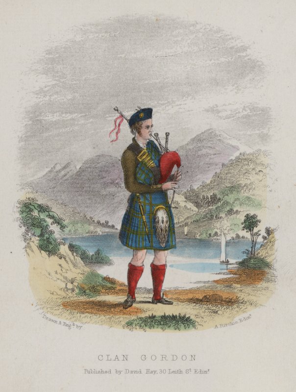 Piper of Clan Gordon, Scotland by English School