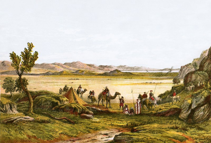 Plain of Jericho by English School