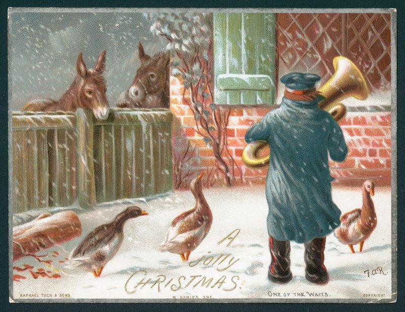 Playing the Trombone in the Snow by English School