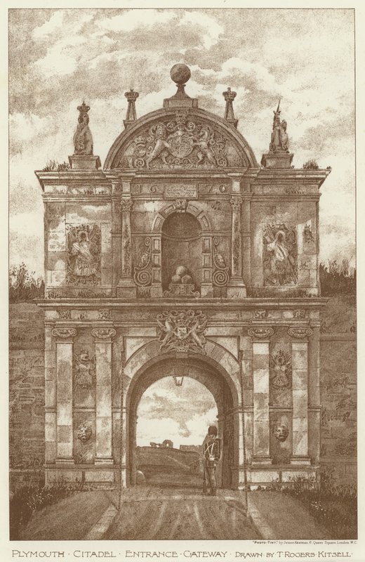 Plymouth Citadel, Entrance Gateway by English School