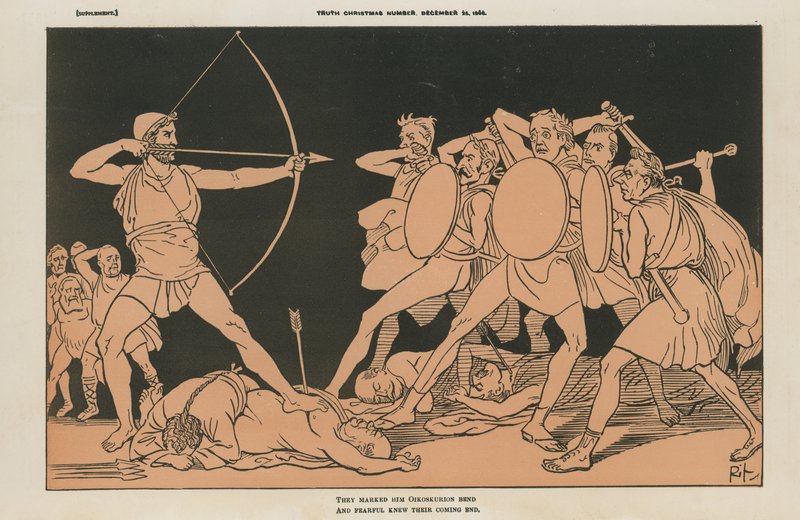 Political Cartoon by English School
