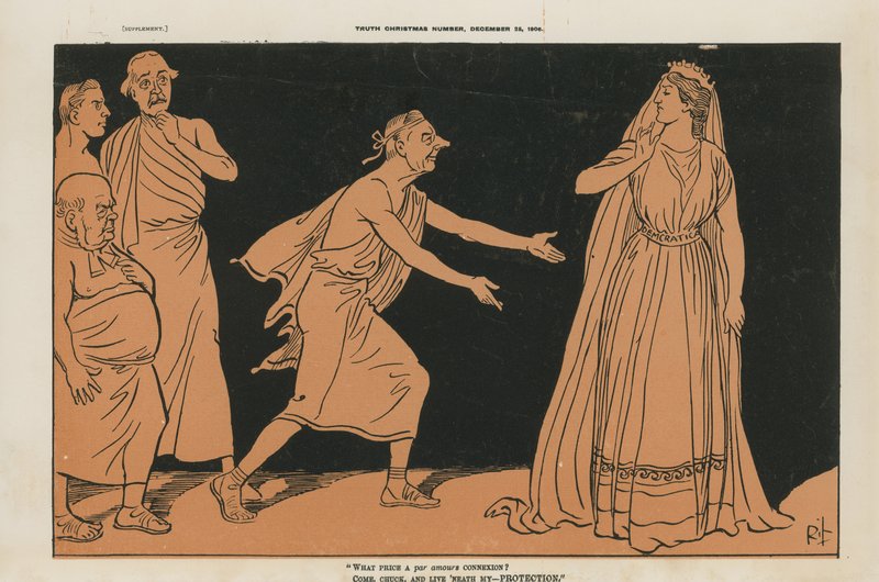 Political Cartoon by English School