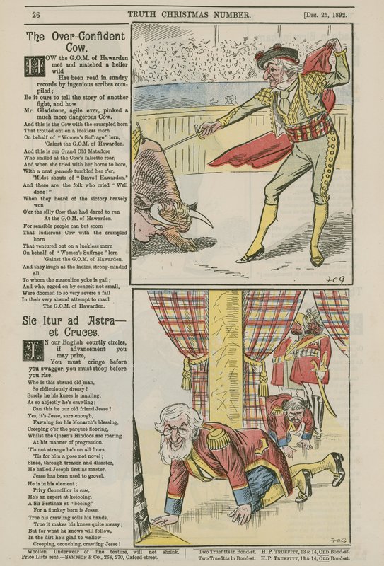 Political Cartoons by English School
