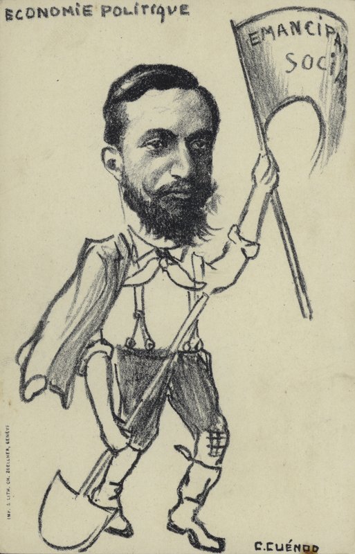 Political Economy Cartoon by English School