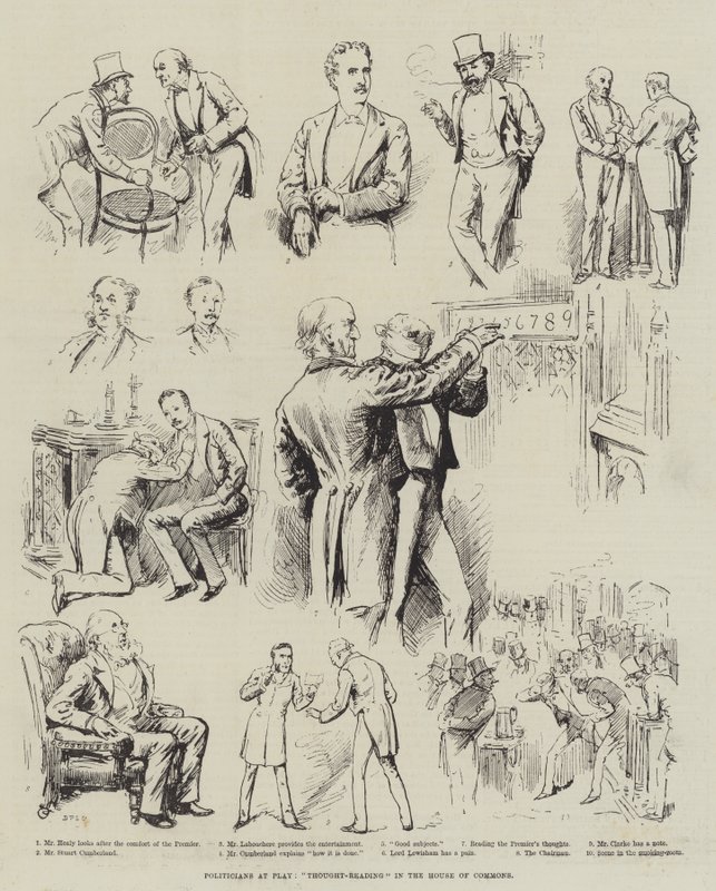 Politicians at Play, "Thought-Reading" in the House of Commons by English School