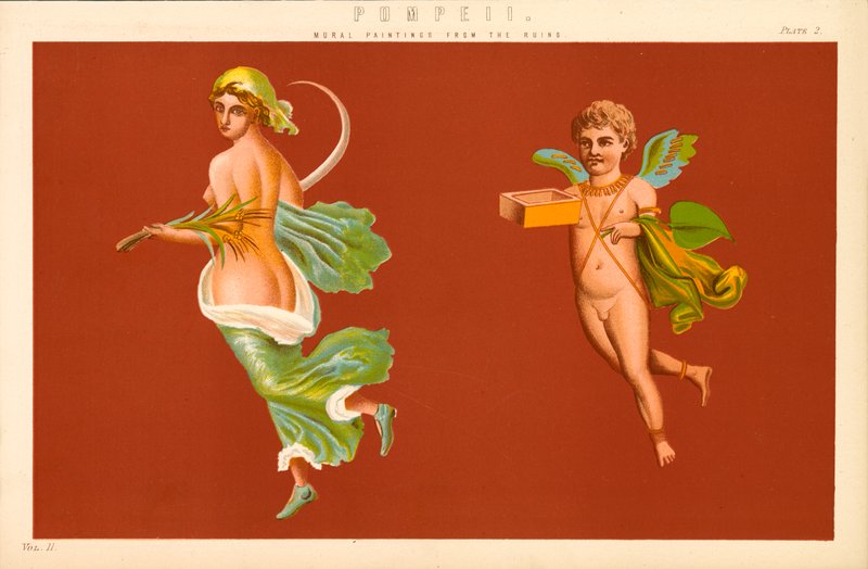 Pompeii by English School