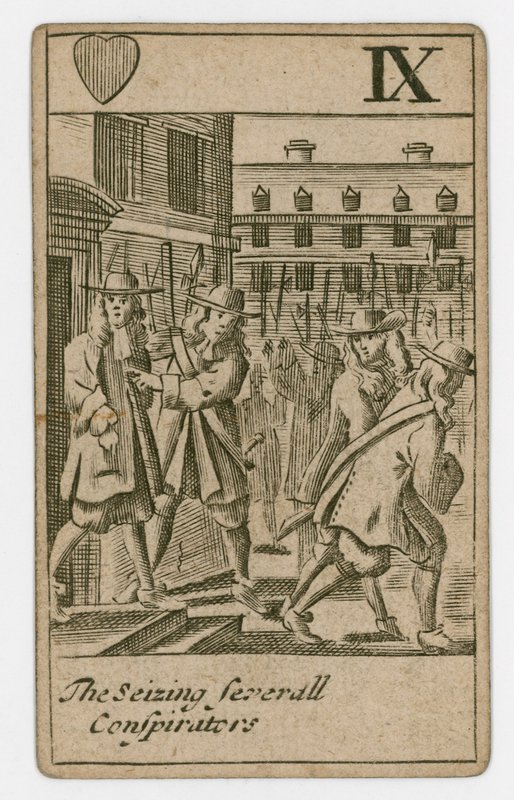 Popish Plot Playing Card by English School