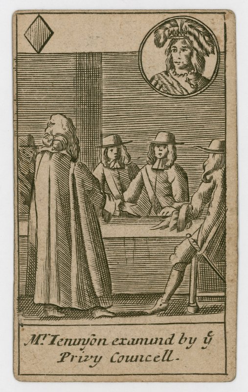 Popish Plot Playing Card, 1679 by English School