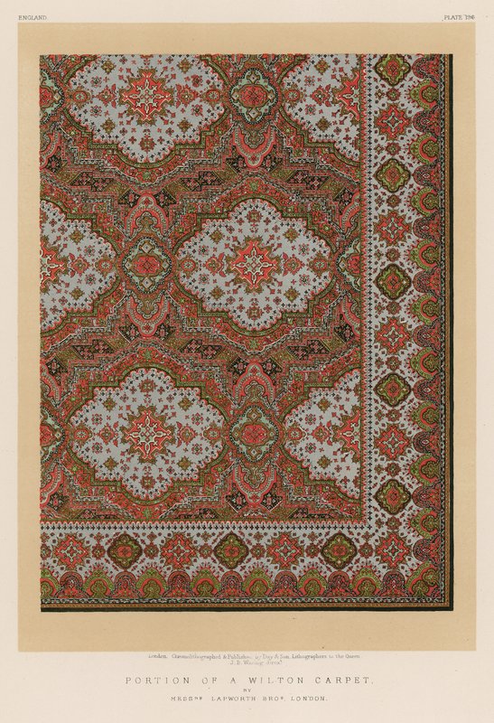 Portion of a Wilton Carpet by English School