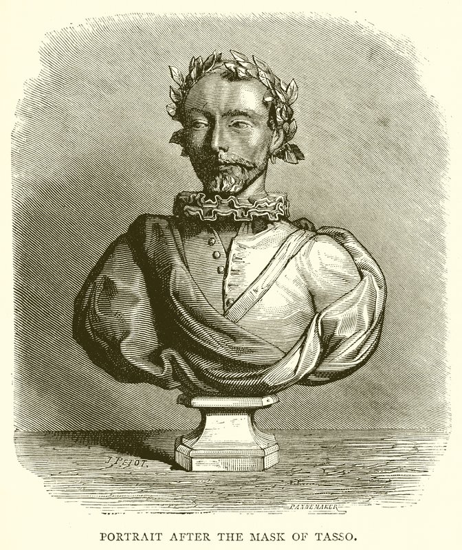 Portrait after the Mask of Tasso by English School