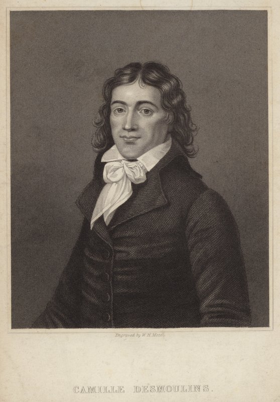 Portrait of Camille Desmoulins by English School