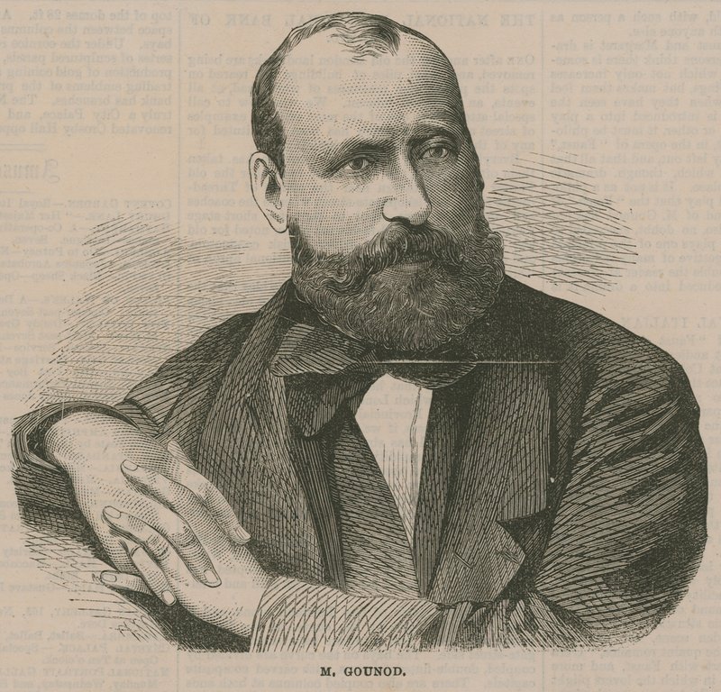 Portrait of Charles-Francois Gounod by English School