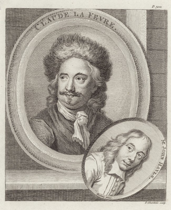 Portrait of Claude le Fevre and John Hayls by English School