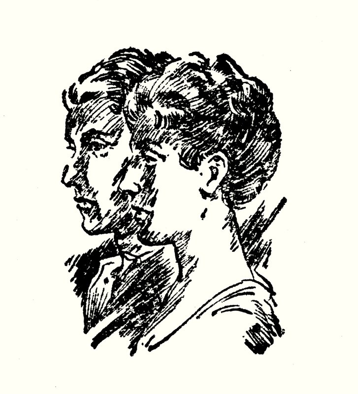 Portrait of E Oe Somerville and M Ross by English School