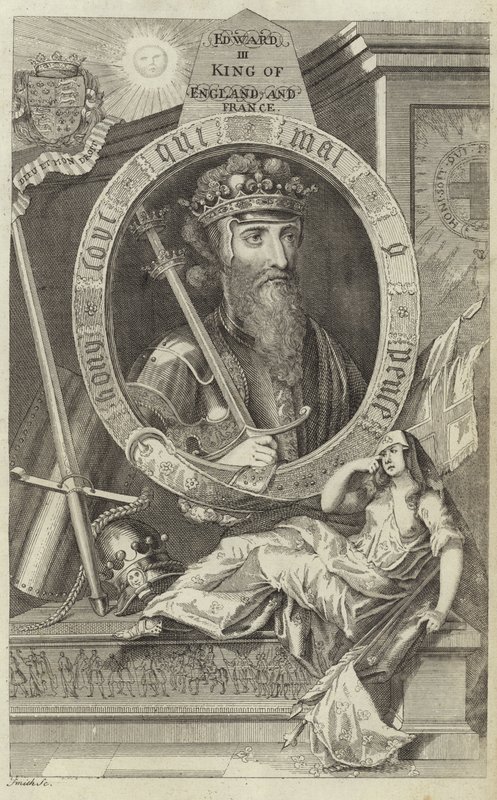 Portrait of Edward III of England by English School