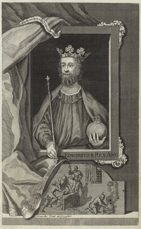 Portrait of Edward II of England by English School
