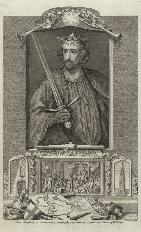 Portrait of Edward I of England by English School