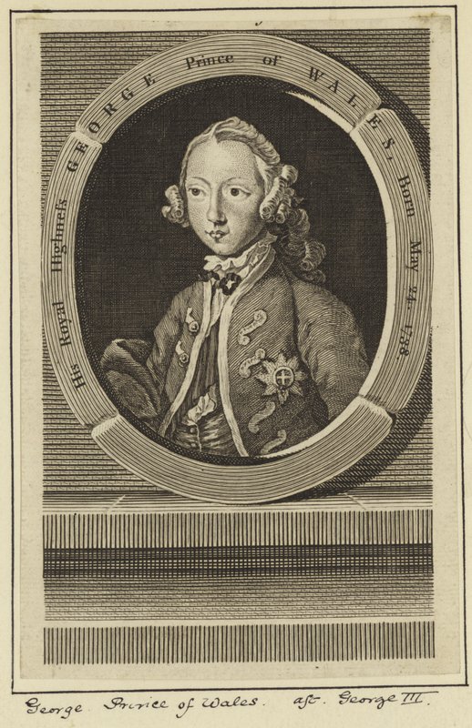 Portrait of George, Prince of Wales by English School