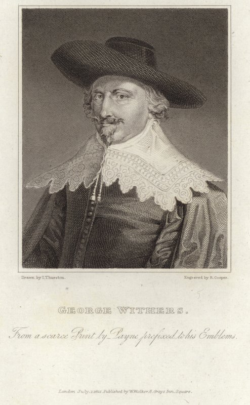 Portrait of George Wither by English School