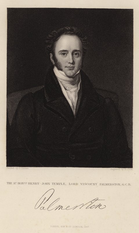 Portrait of Henry John Temple by English School