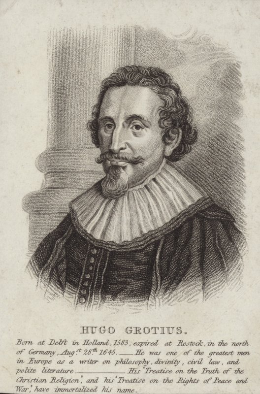 Portrait of Hugo Grotius by English School