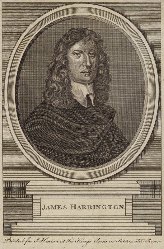 Portrait of James Harrington by English School