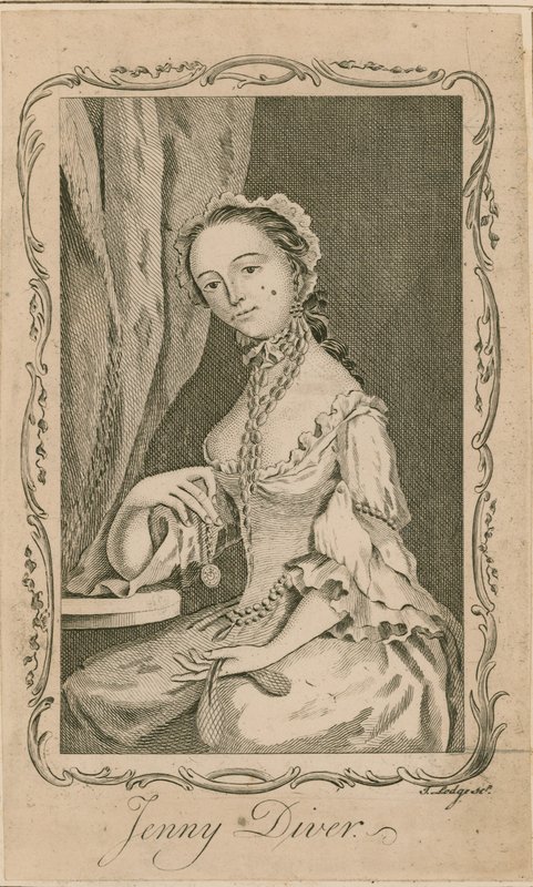 Portrait of Jenny Diver by English School