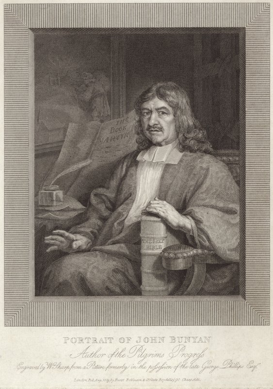 Portrait of John Bunyan by English School