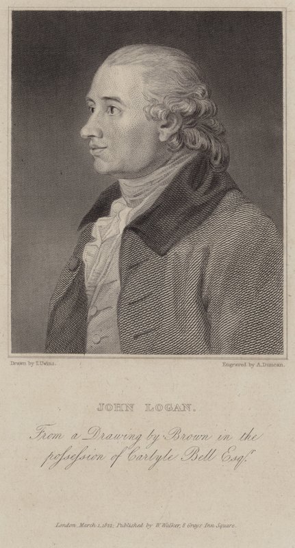 Portrait of John Logan by English School