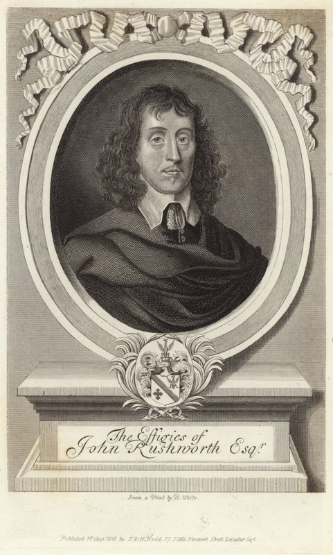 Portrait of John Rushworth by English School