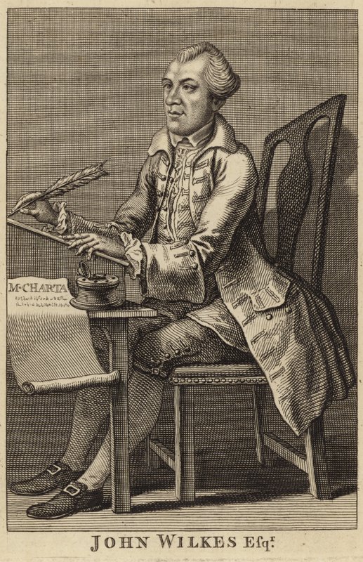 Portrait of John Wilkes by English School