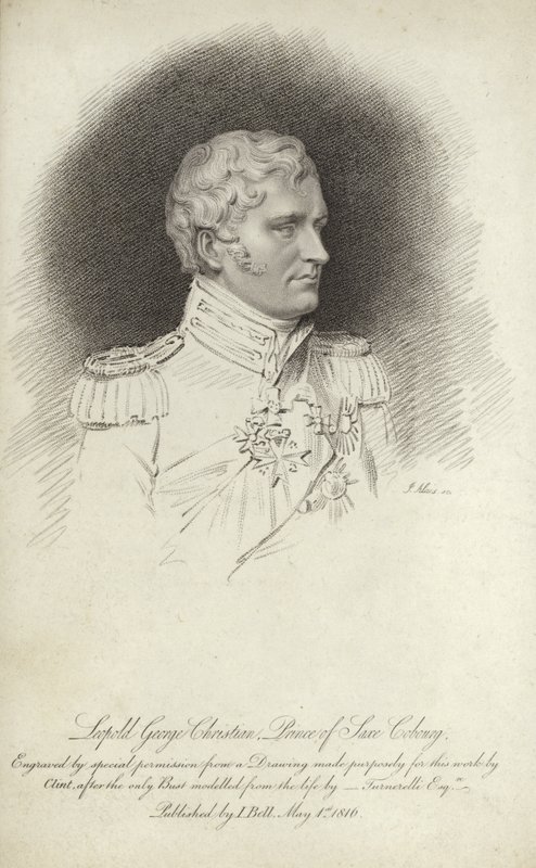 Portrait of King Leopold I of Belgium by English School