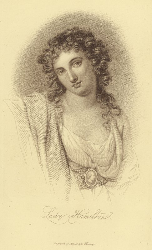 Portrait of Lady Hamilton by English School