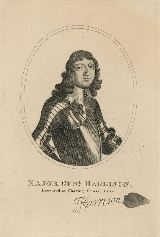 Portrait of Major General Thomas Harrison by English School