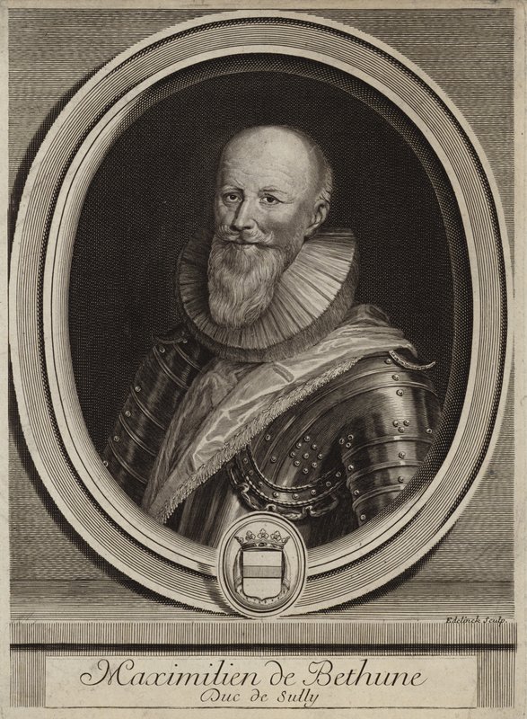 Portrait of Maximilien de Bethune, Duke of Sully by English School