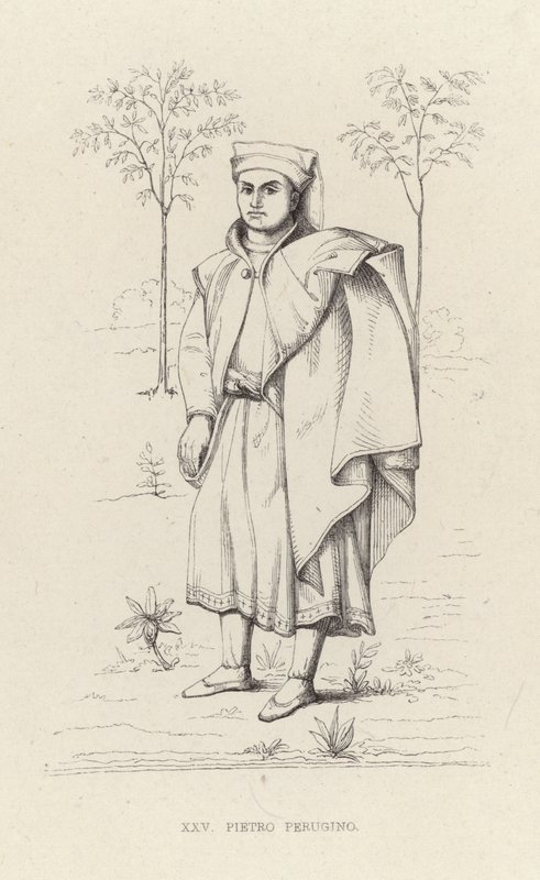 Portrait of Pietro Perugino by English School