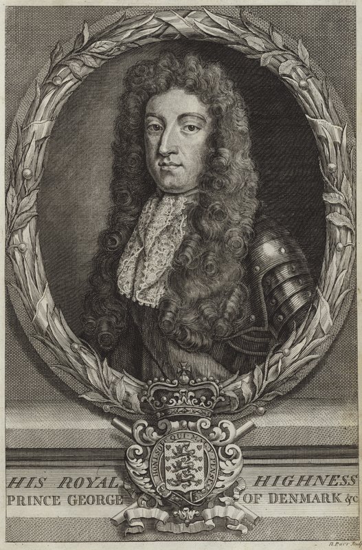 Portrait of Prince George of Denmark by English School