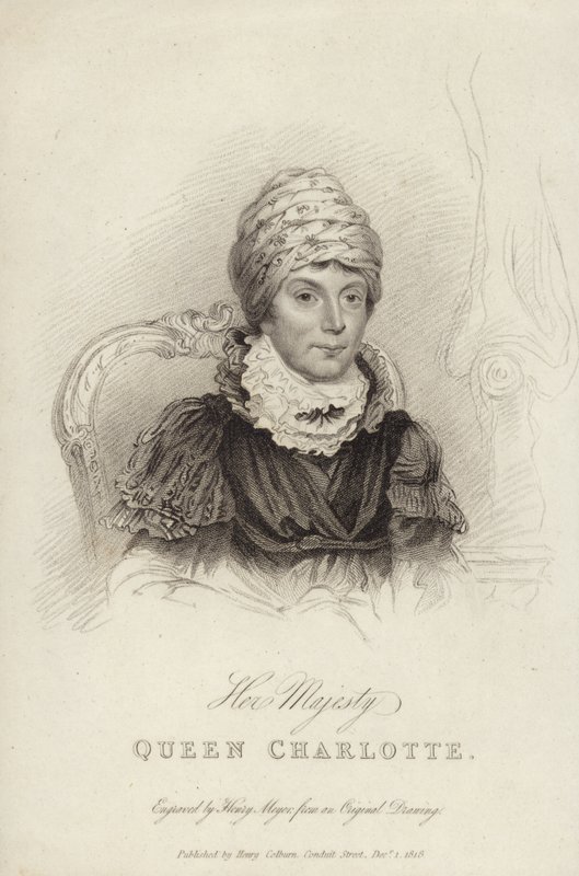 Portrait of Queen Charlotte by English School