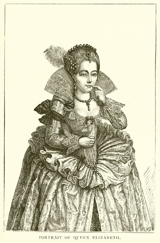 Portrait of Queen Elizabeth by English School