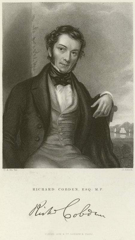 Portrait of Richard Cobden by English School