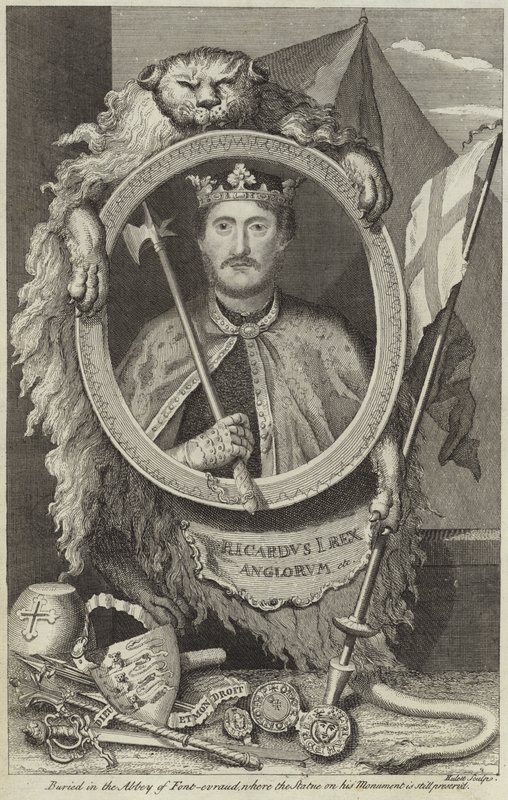 Portrait of Richard I of England by English School