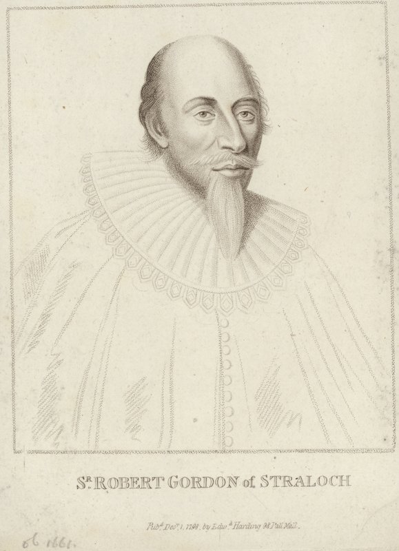 Portrait of Robert Gordon of Straloch by English School