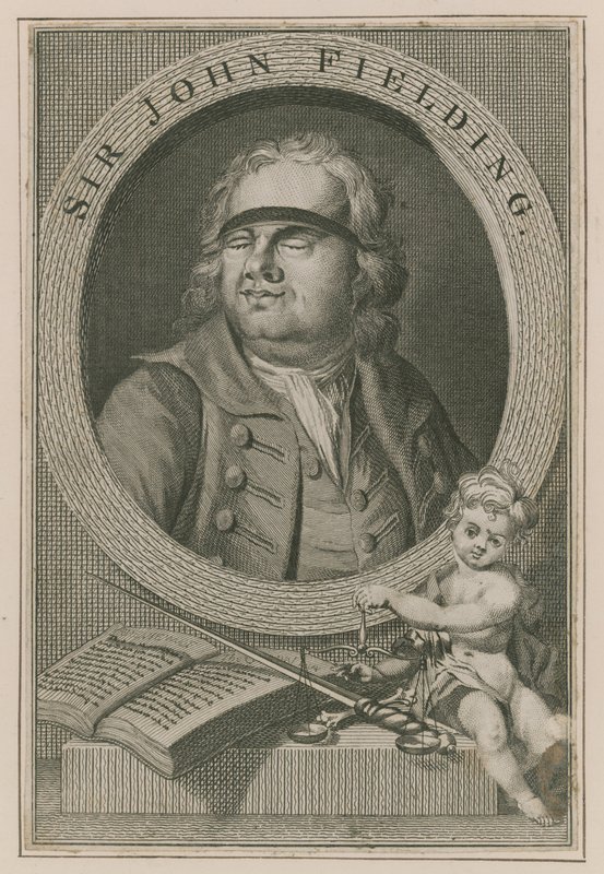 Portrait of Sir John Fielding by English School