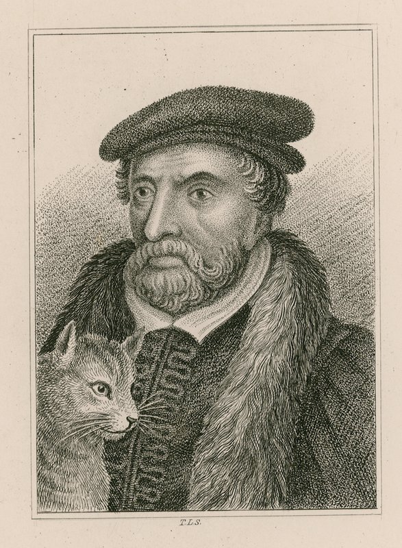 Portrait of Sir Richard Whittington and Cat, Otherwise Dick Whittington, Lord Mayor of London by English School