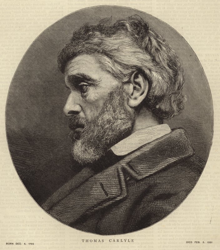 Portrait of Thomas Carlyle by English School
