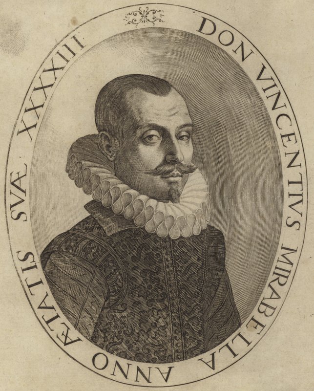 Portrait of Vincenzo Mirabella by English School