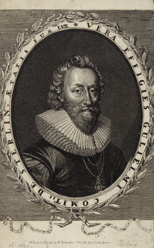 Portrait of William Alexander, Earl of Stirling by English School