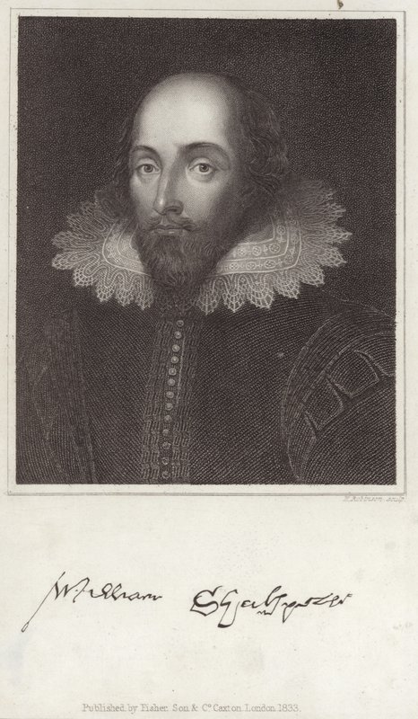 Portrait of William Shakespeare by English School