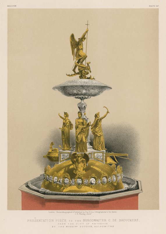 Presentation Piece to the Burgomaster C de Brouckere from the City of Brussels by English School